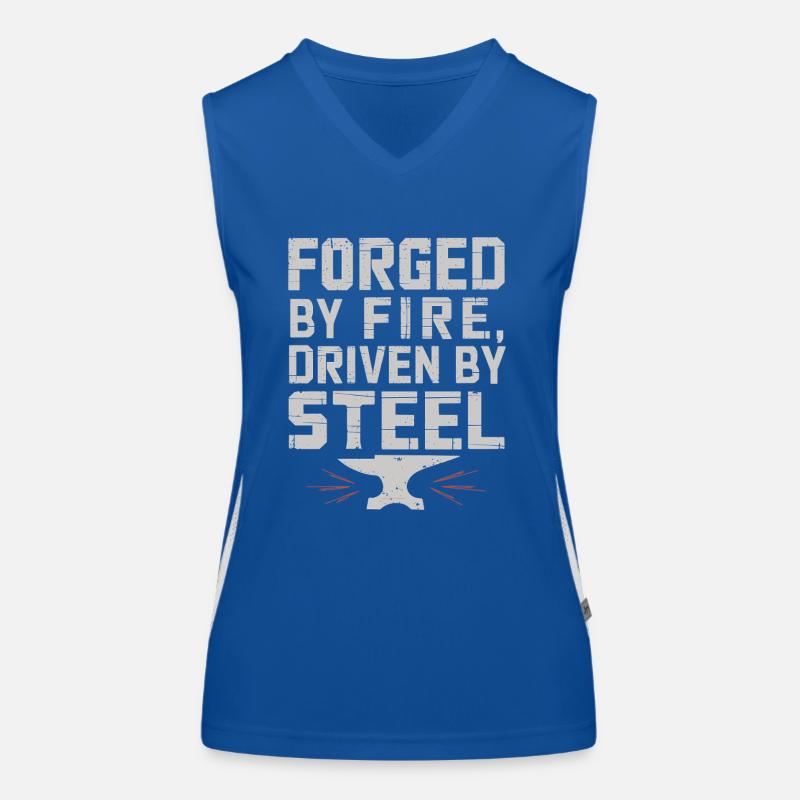 Blacksmithing Viking Warrior Norse Forge Metalwork Funktionelles Kontrast-Tank Top für Frauen