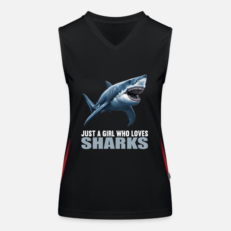 Requins Requin Débardeur respirant contrasté Femme