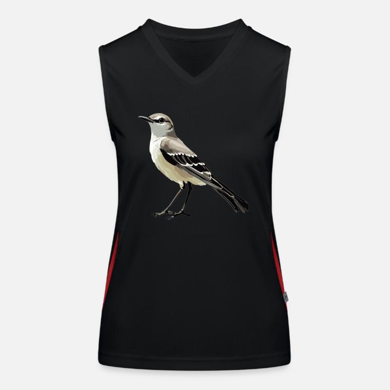 Oiseaux moqueurs Oiseaux moqueurs Débardeur respirant contrasté Femme