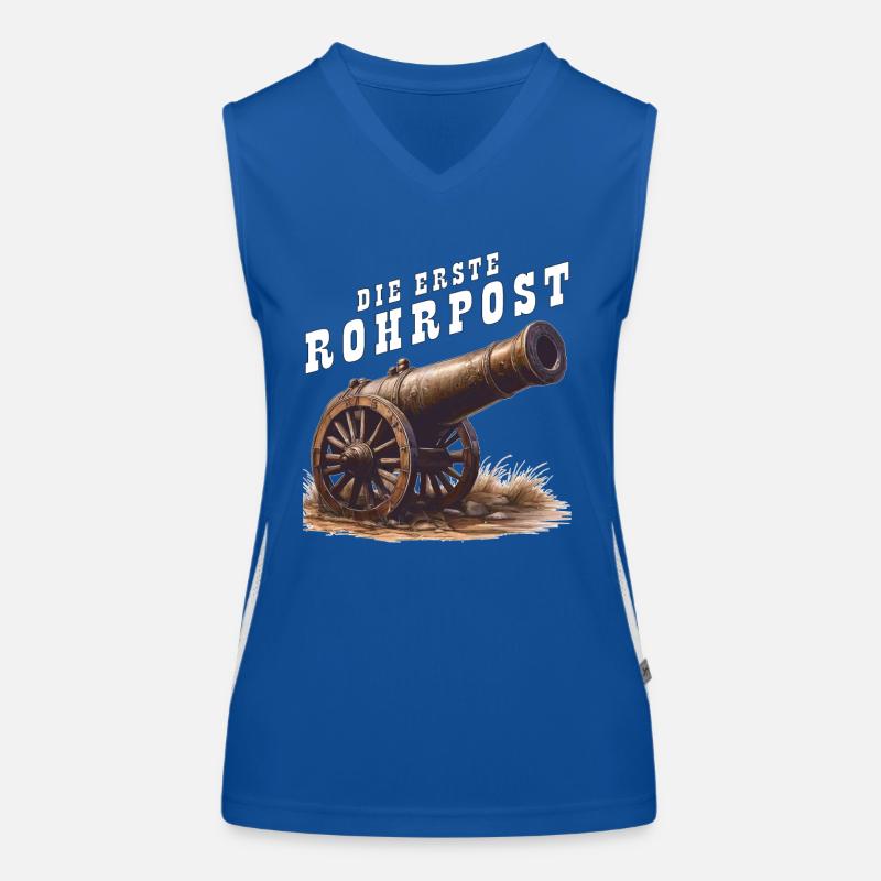 CANNON THE FIRST PNEUMATIC TUBE SYSTEM Women's Functional Contrast Tank Top