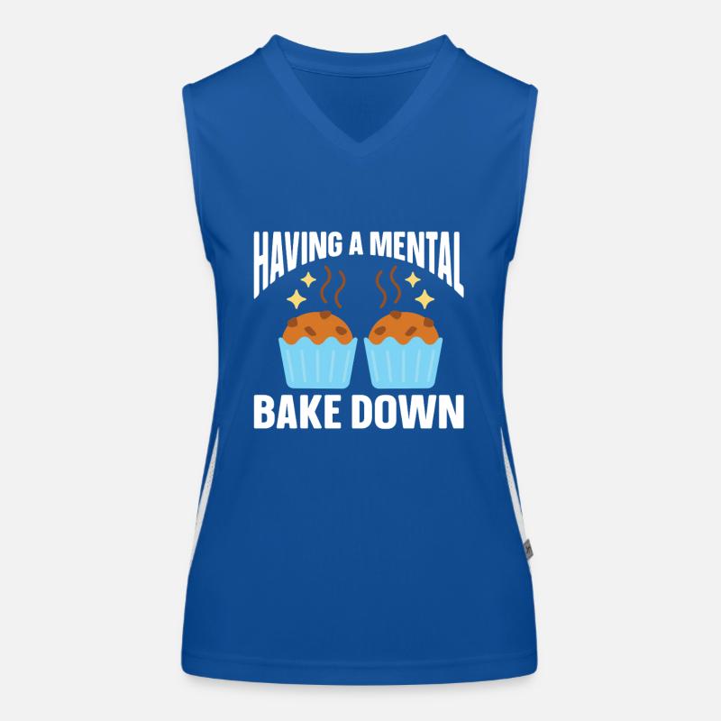 Baking Bakery Baker Funktionelles Kontrast-Tank Top für Frauen