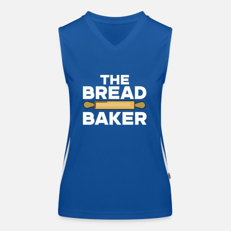 Baking Bakery Baker Women's Functional Contrast Tank Top