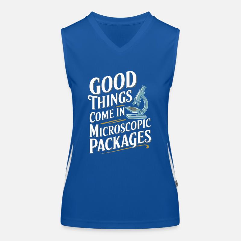 Passionné de microscope Technicien de laboratoire Science Débardeur respirant contrasté Femme