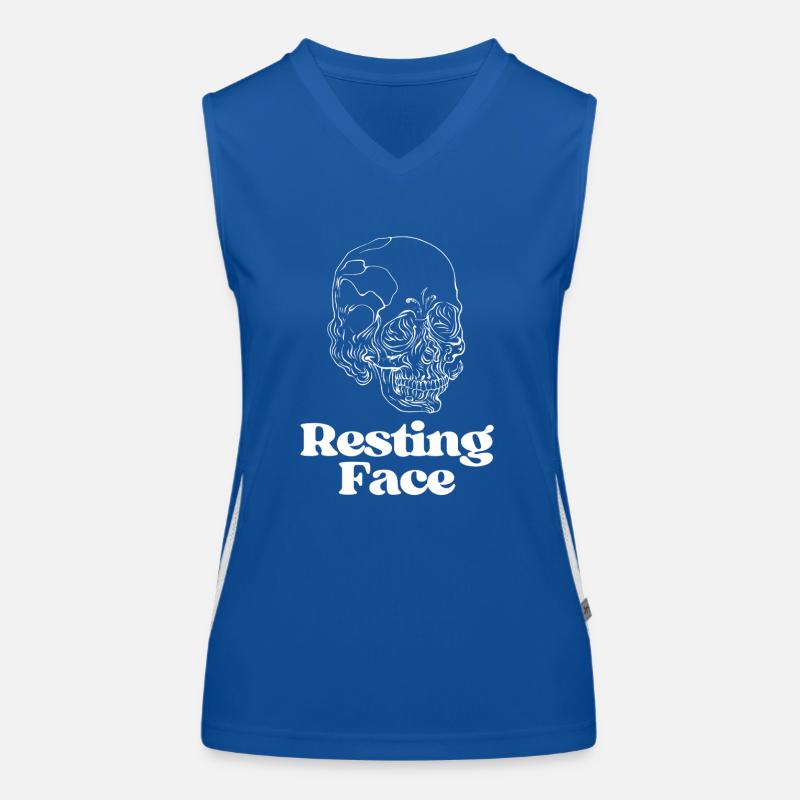 Resting Face Women's Functional Contrast Tank Top