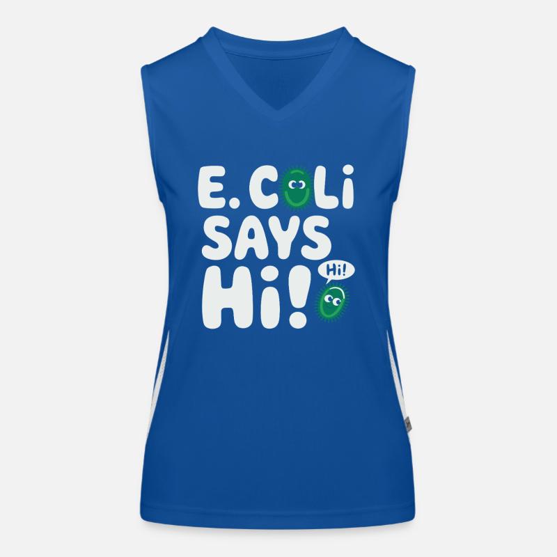Microscope Enthusiast Lab Technician Science Women's Functional Contrast Tank Top