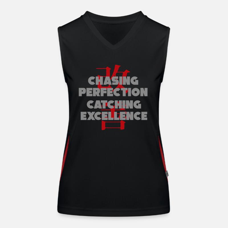 Kaizen Mindset Chasing Perfection Women's Functional Contrast Tank Top