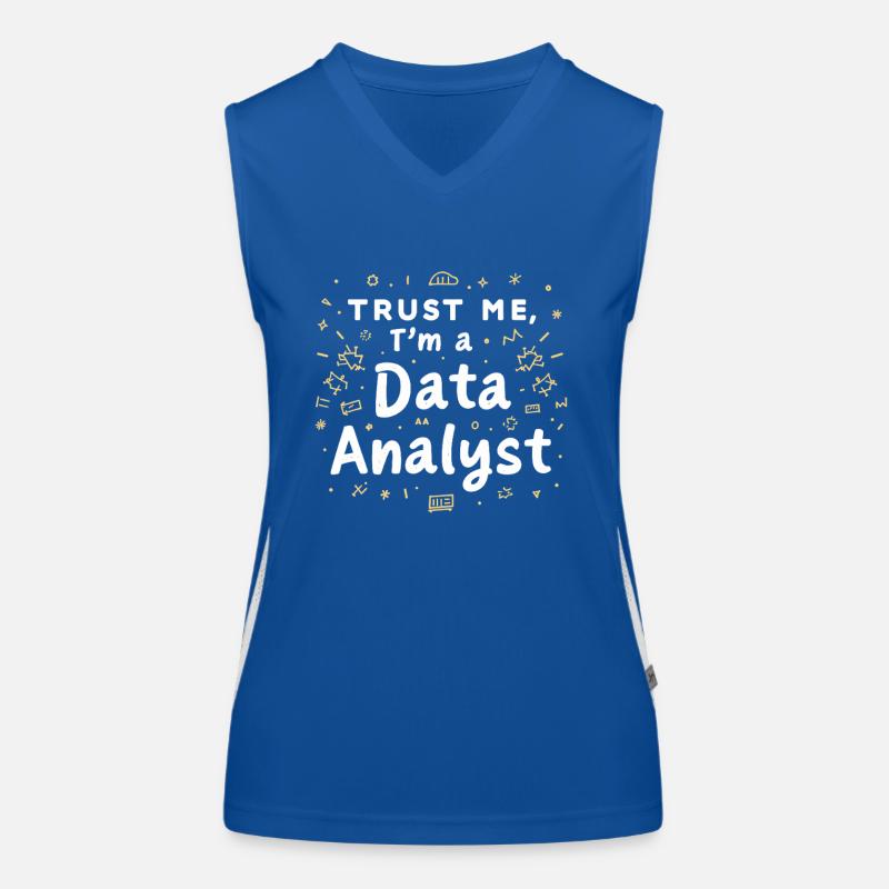 Data Analyst Big Data Specialist Business Women's Functional Contrast Tank Top