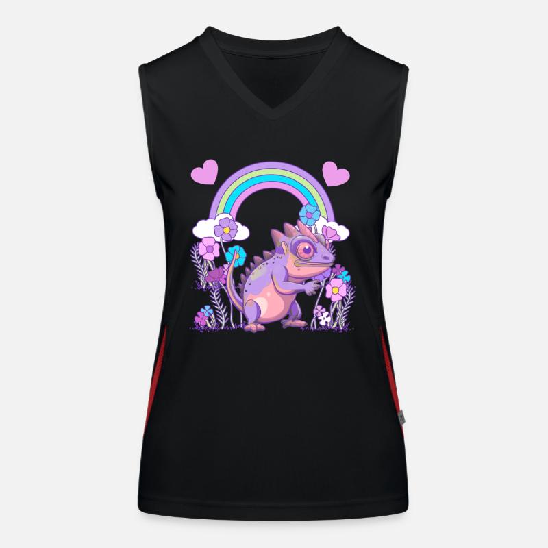 Lizard Dragon Dragon Women's Functional Contrast Tank Top