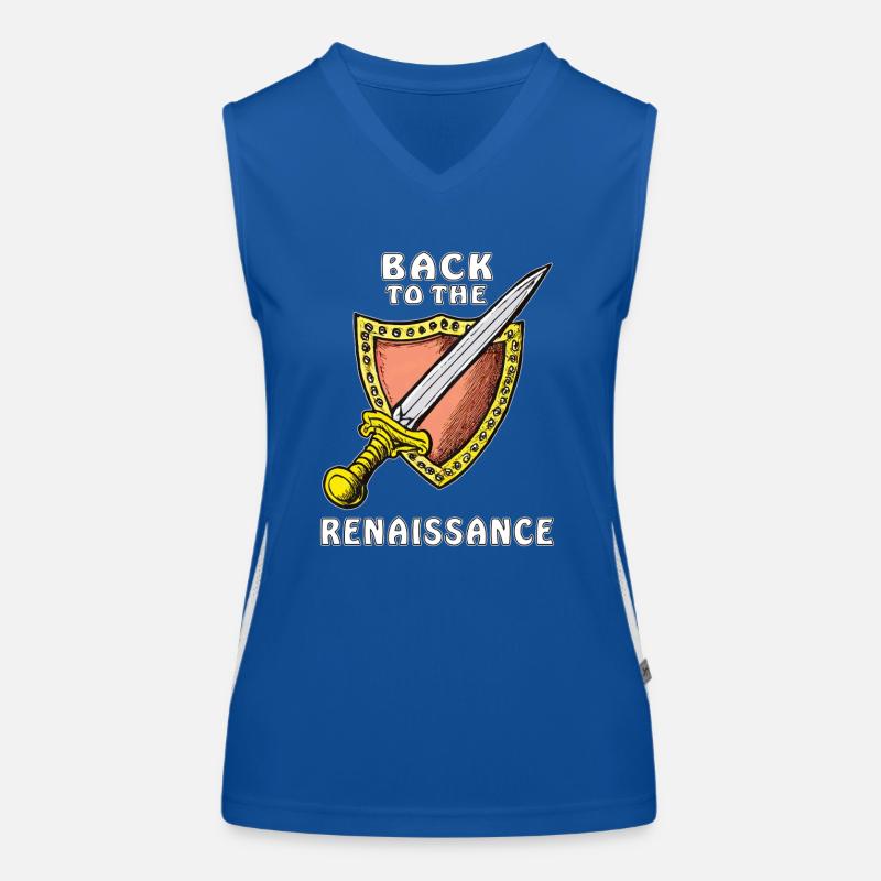 MITTELALTER BACK TO THE RENAISSANCE Funktionelles Kontrast-Tank Top für Frauen