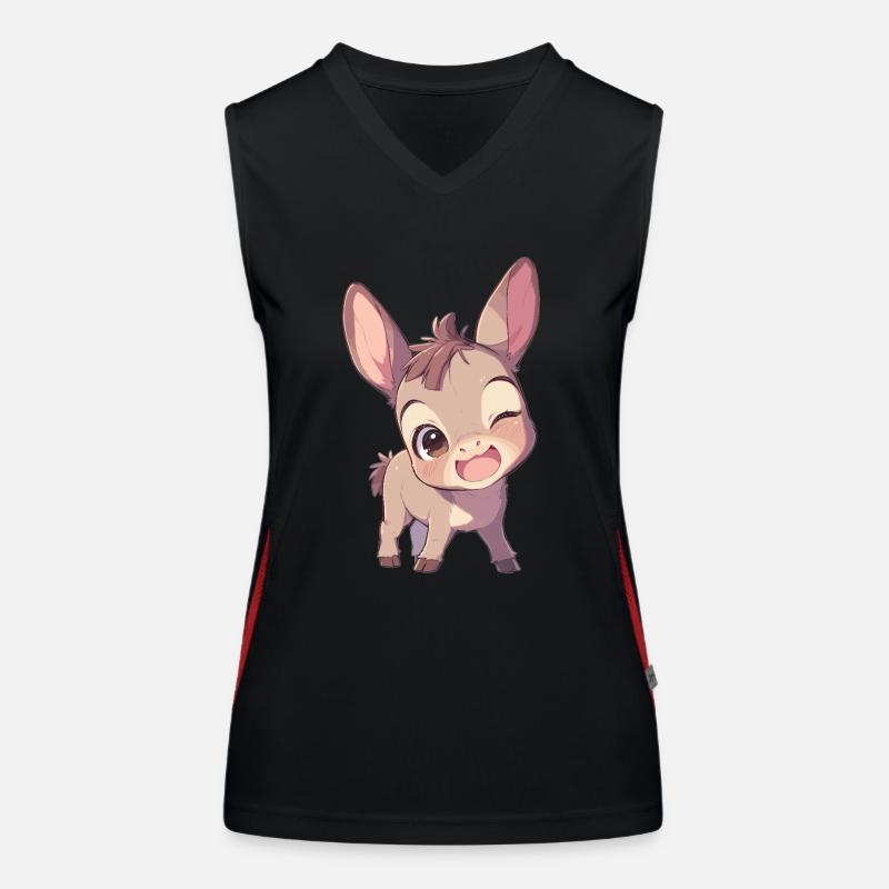 Donkey Esel Women's Functional Contrast Tank Top