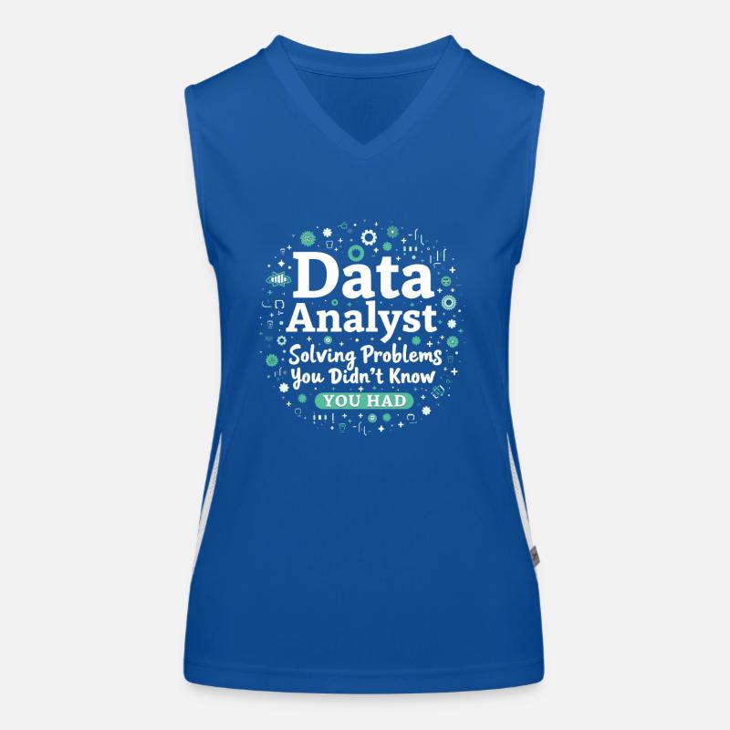 Data Analyst Big Data Specialist Business Women's Functional Contrast Tank Top