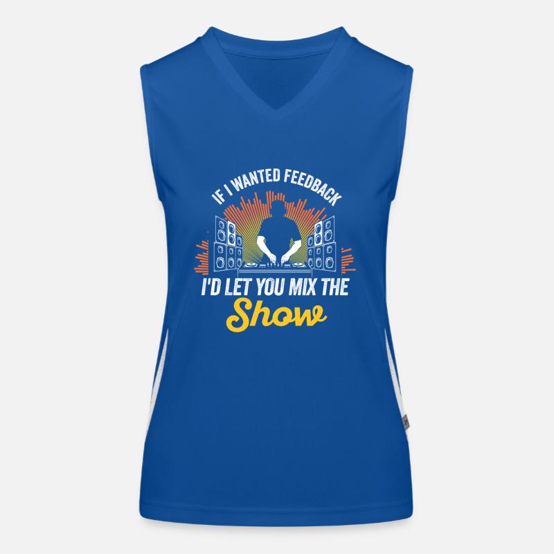 If I Wanted Feedback Sound Engineer Women's Functional Contrast Tank Top