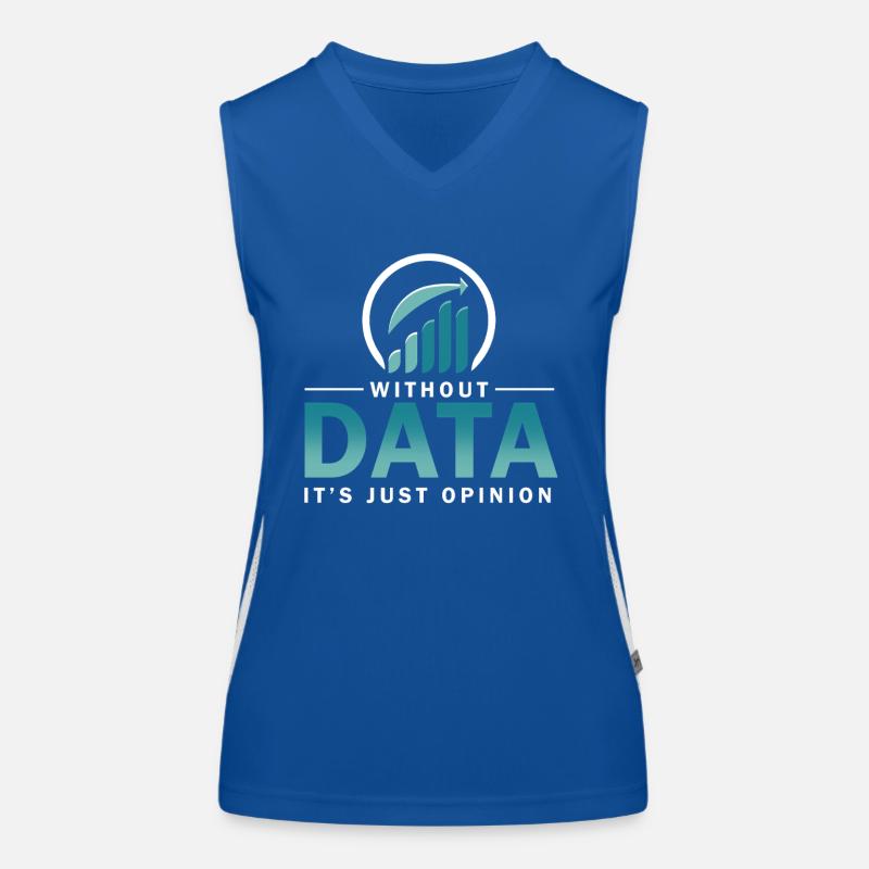 Lustiges Daten-Enthusiasten-Design Funktionelles Kontrast-Tank Top für Frauen