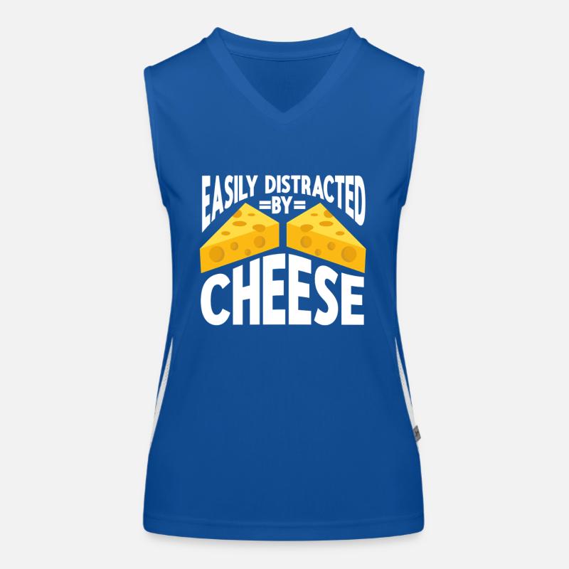 Cheese Making Cheese Lover Women's Functional Contrast Tank Top