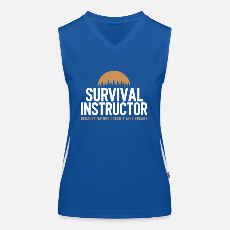 Survival Skills Instructor Wilderness Training Women's Functional Contrast Tank Top
