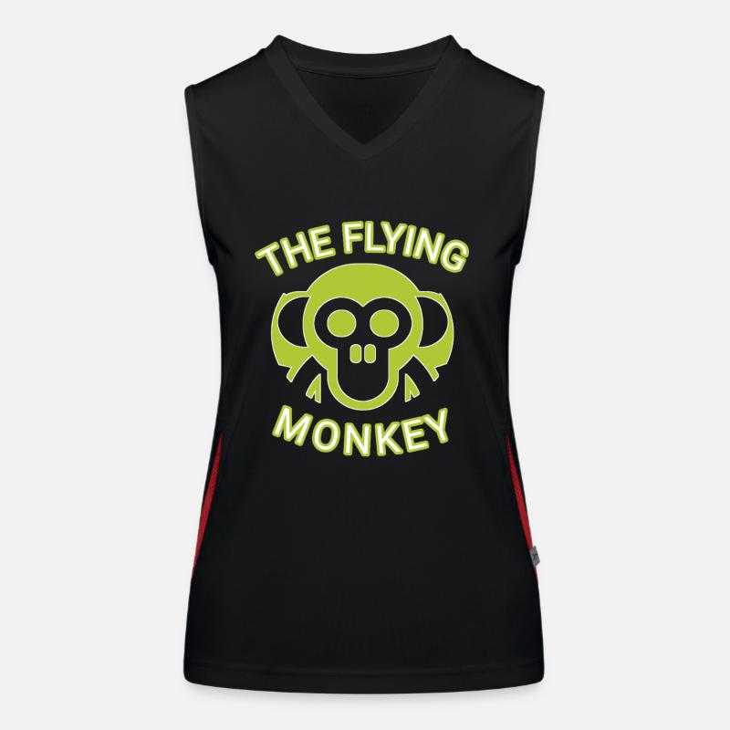 Le Singe Volant Vert Débardeur respirant contrasté Femme