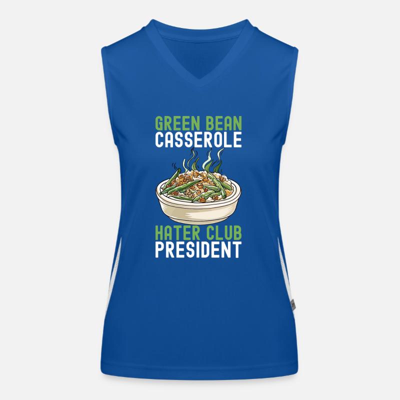 Casserole de haricots verts Débardeur respirant contrasté Femme
