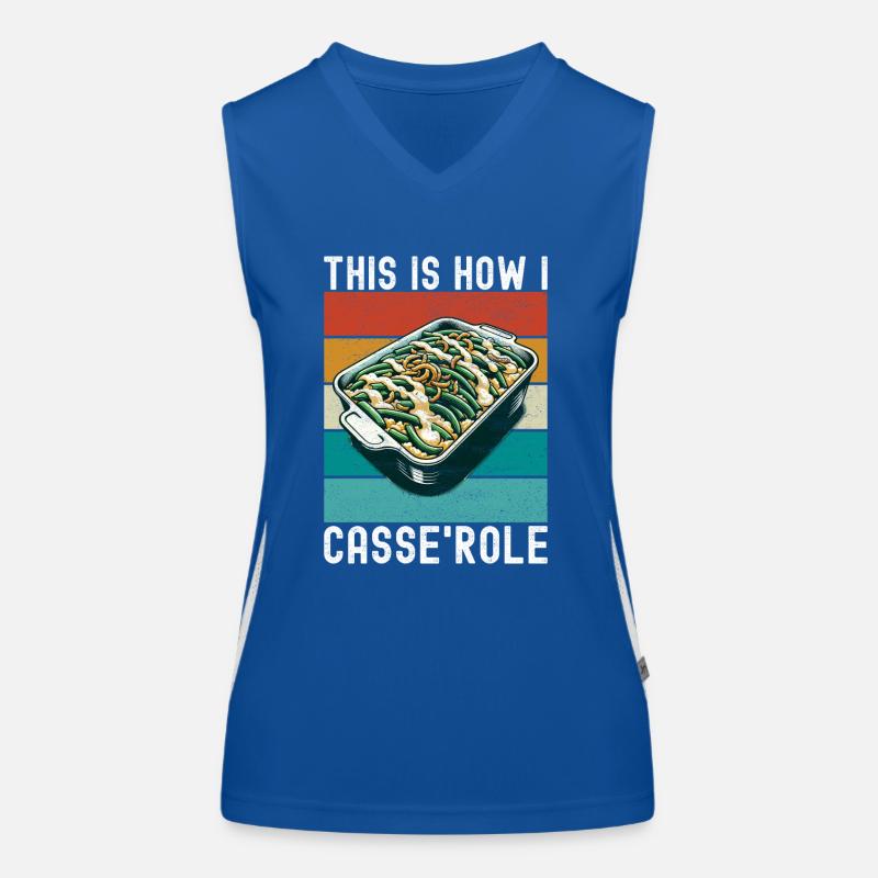 Casserole de haricots verts Débardeur respirant contrasté Femme
