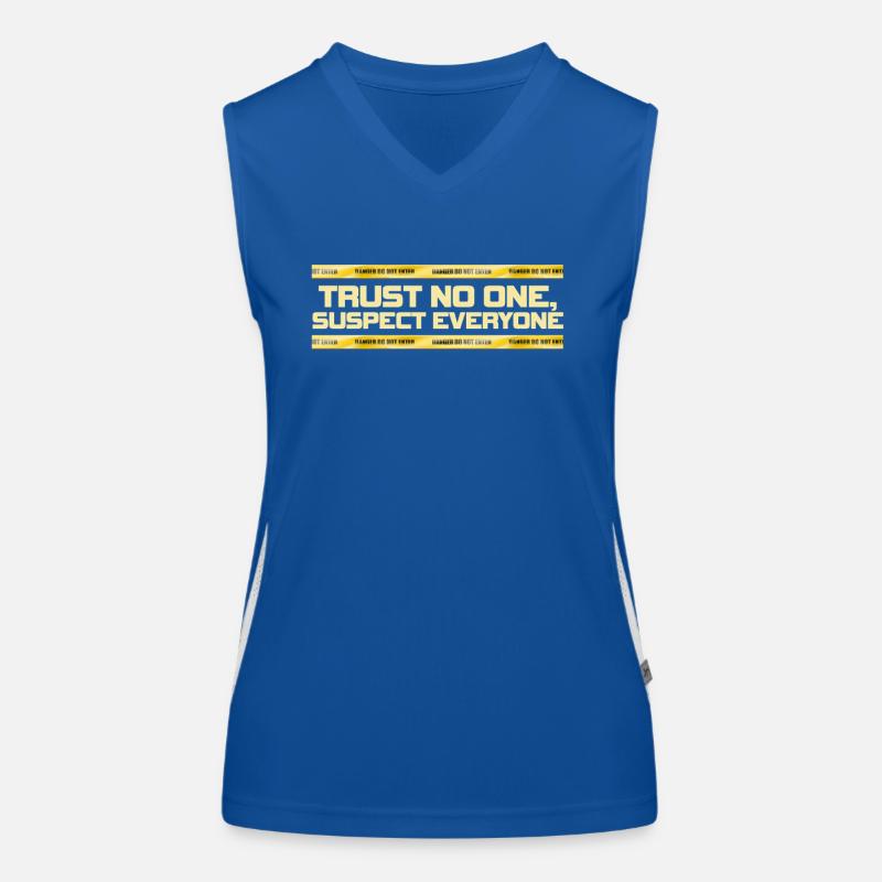 Murder Mystery Dinner Fun Night Women's Functional Contrast Tank Top