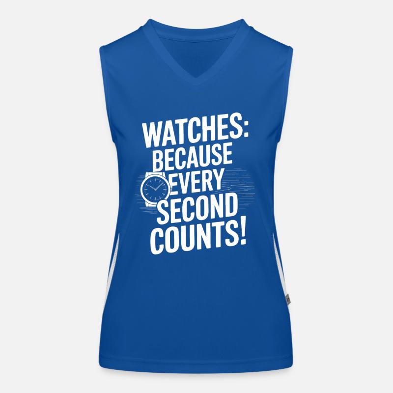 Montres : Parce que chaque seconde compte ! Débardeur respirant contrasté Femme