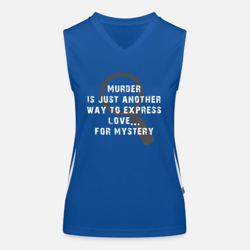 Murder Mystery Dinner Fun Night Débardeur respirant contrasté Femme