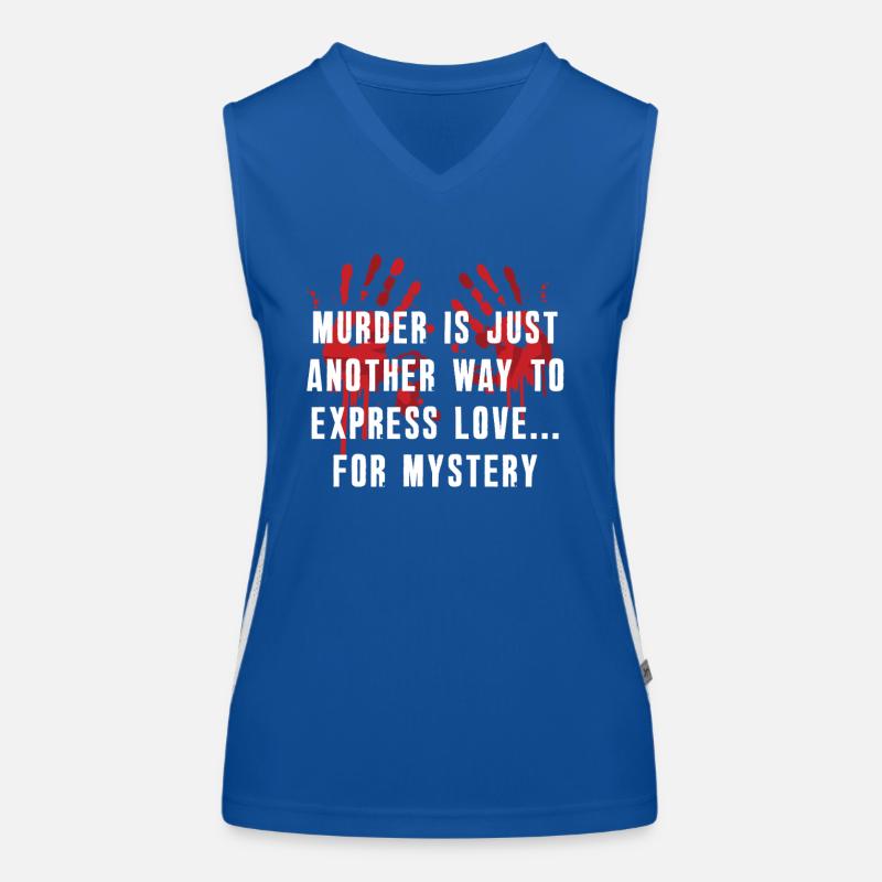 Murder Mystery Dinner Fun Night Women's Functional Contrast Tank Top