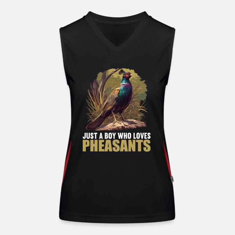 Pheasants Pheasant Women's Functional Contrast Tank Top