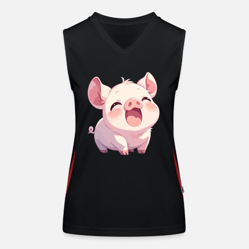 Cochon Cochon Débardeur respirant contrasté Femme