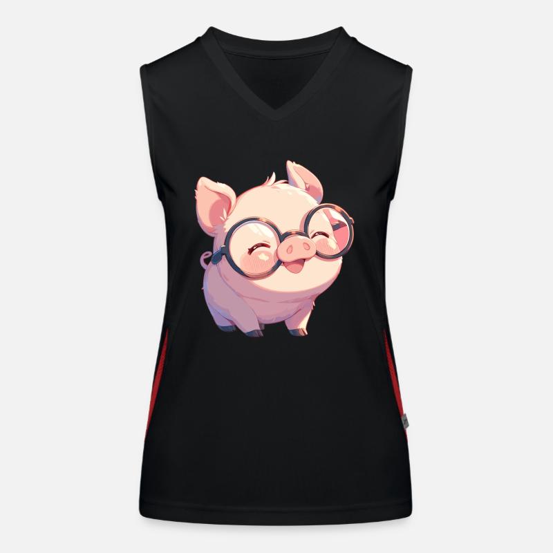 Cochon Cochon Débardeur respirant contrasté Femme