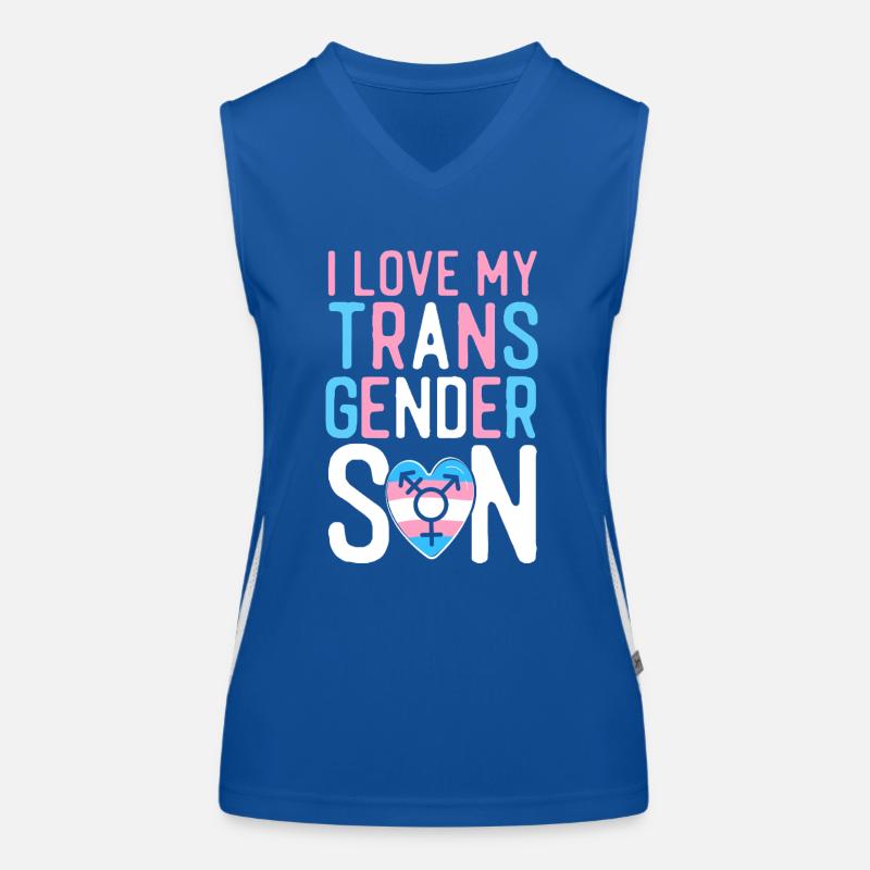 Transgender Trans LGBT Pride Women's Functional Contrast Tank Top