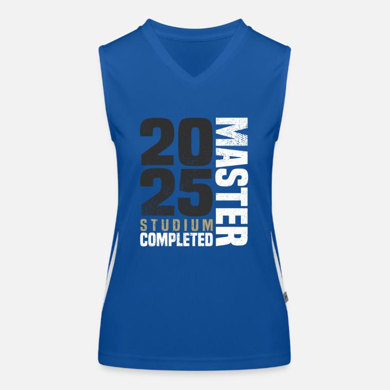 Master Studium 2025 Funktionelles Kontrast-Tank Top für Frauen