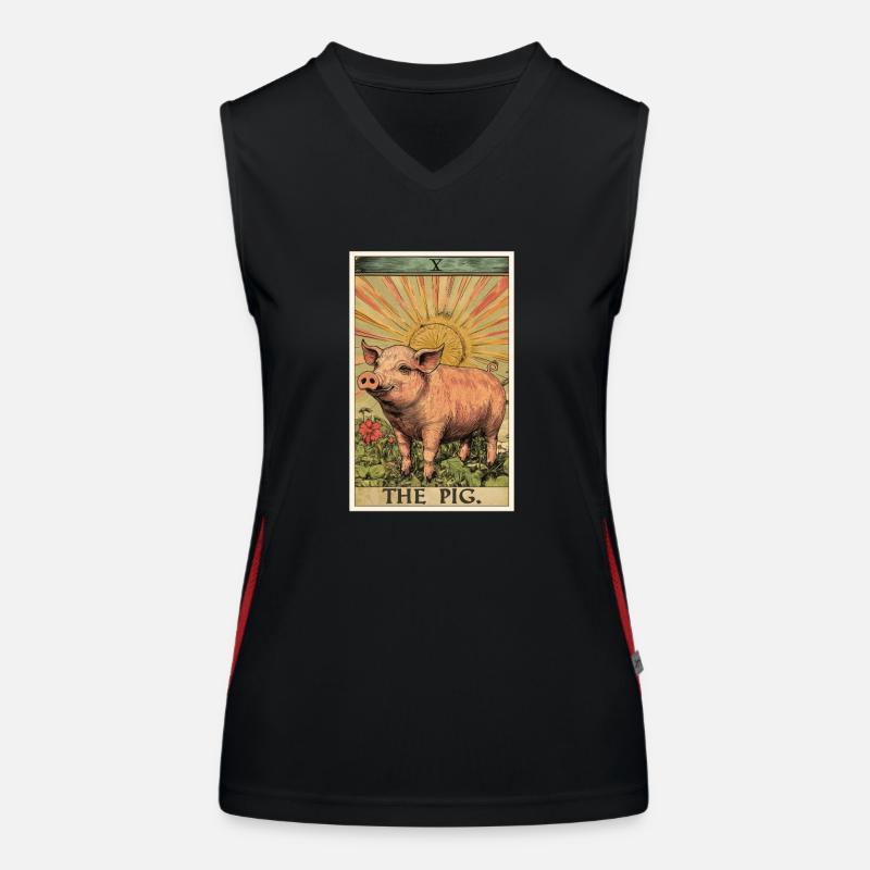 Cochon Cochon Débardeur respirant contrasté Femme