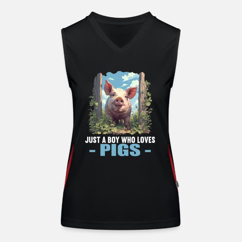Cochon Cochon Débardeur respirant contrasté Femme