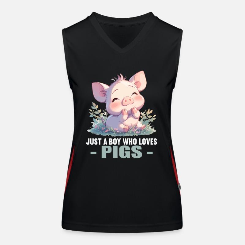Cochon Cochon Débardeur respirant contrasté Femme