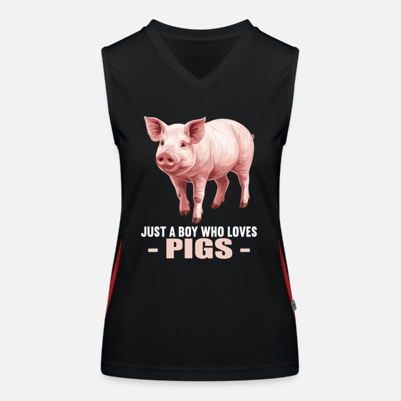 Cochon Cochon Débardeur respirant contrasté Femme