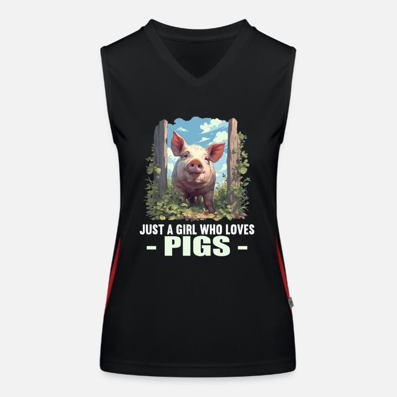 Cochon Cochon Débardeur respirant contrasté Femme