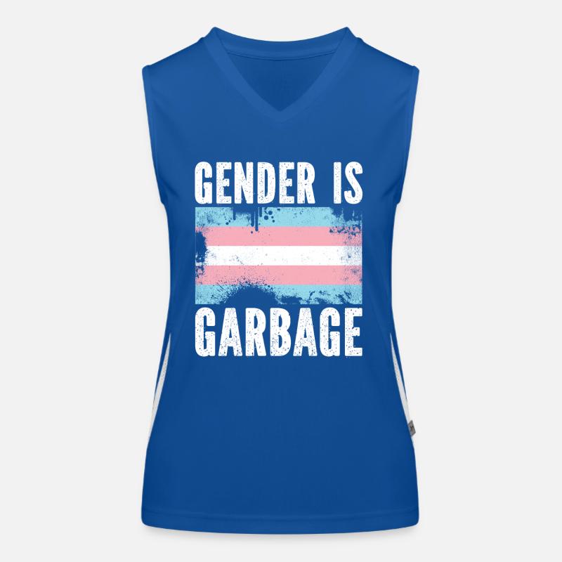 Transgender Trans LGBT Pride Funktionelles Kontrast-Tank Top für Frauen
