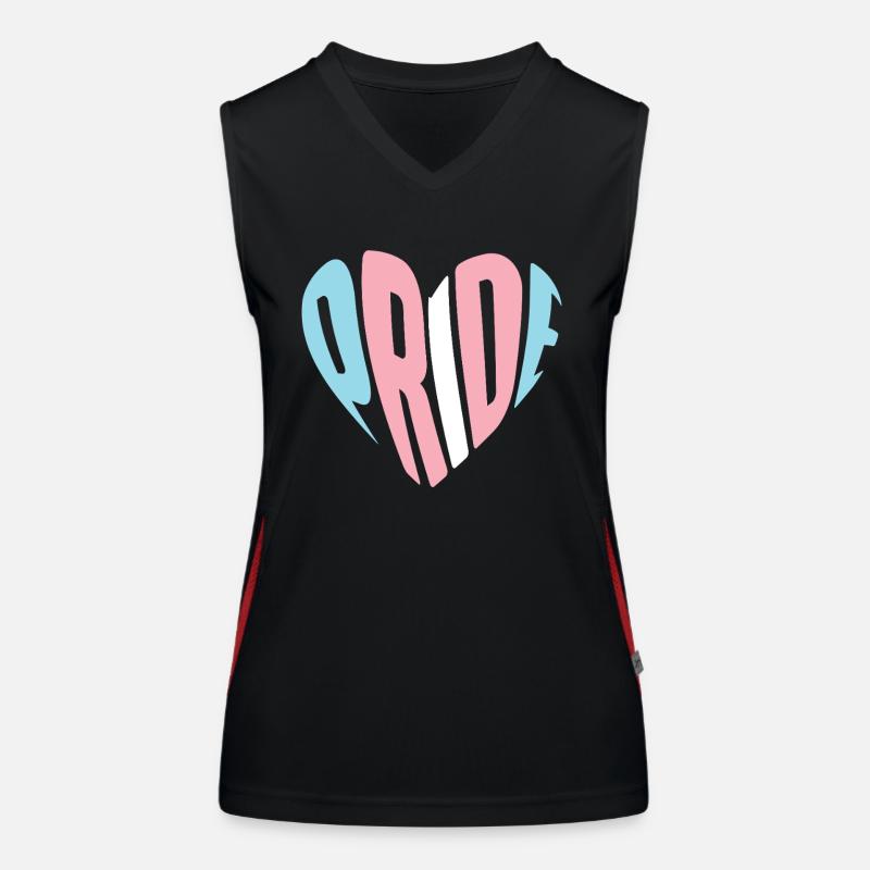 Transgender Trans LGBT Pride Funktionelles Kontrast-Tank Top für Frauen