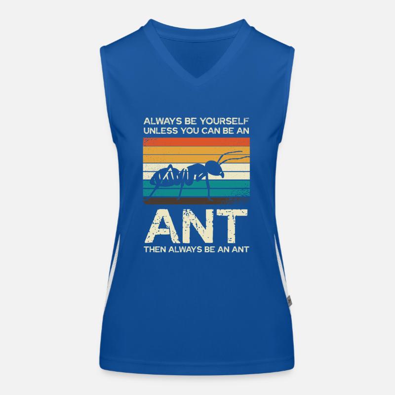 Sei Immer Einzigartig Wie Eine Ameise Funktionelles Kontrast-Tank Top für Frauen