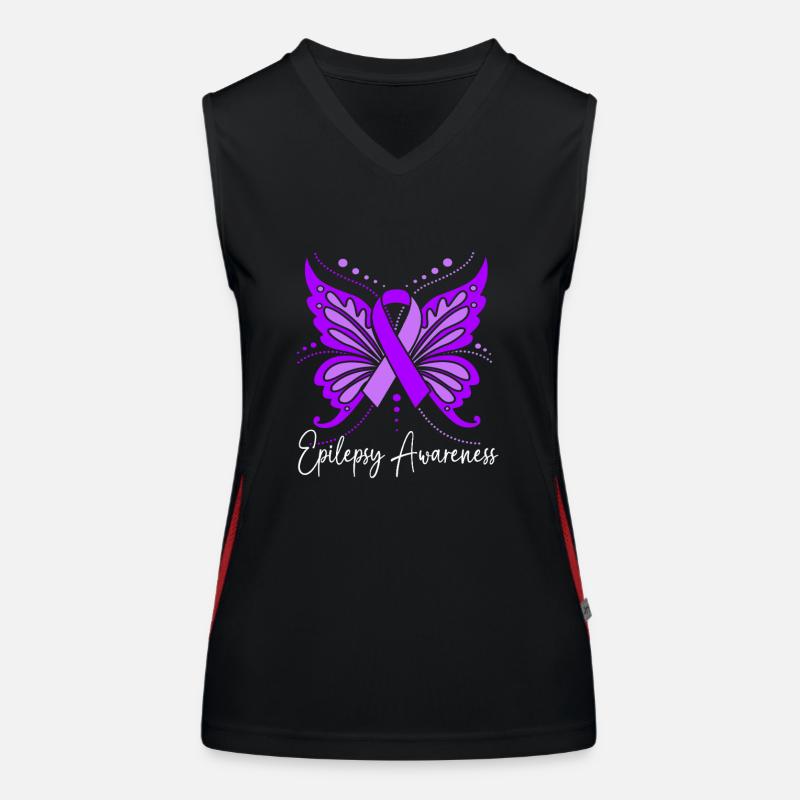 Epilepsie Funktionelles Kontrast-Tank Top für Frauen