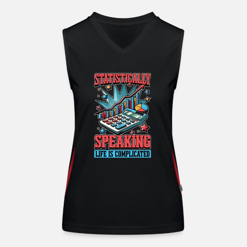 Statistically Speaking Data Scientist Statistician Funktionelles Kontrast-Tank Top für Frauen