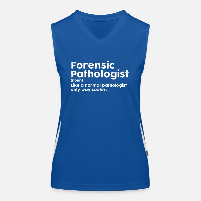 Forensiker Tatortermittler Funktionelles Kontrast-Tank Top für Frauen