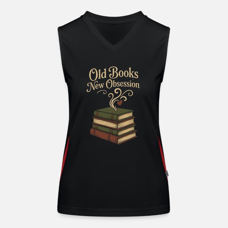 Buch Sniffer Reader -duftstolz Old Seiten Aroma Funktionelles Kontrast-Tank Top für Frauen