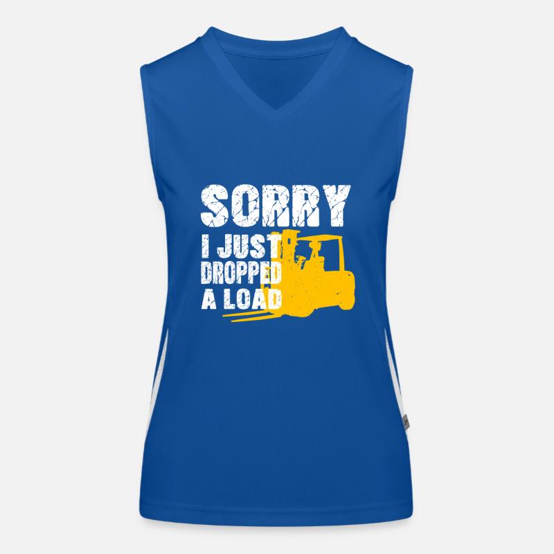 Dockworkers Sorry I Just Dropped A Load Women's Functional Contrast Tank Top