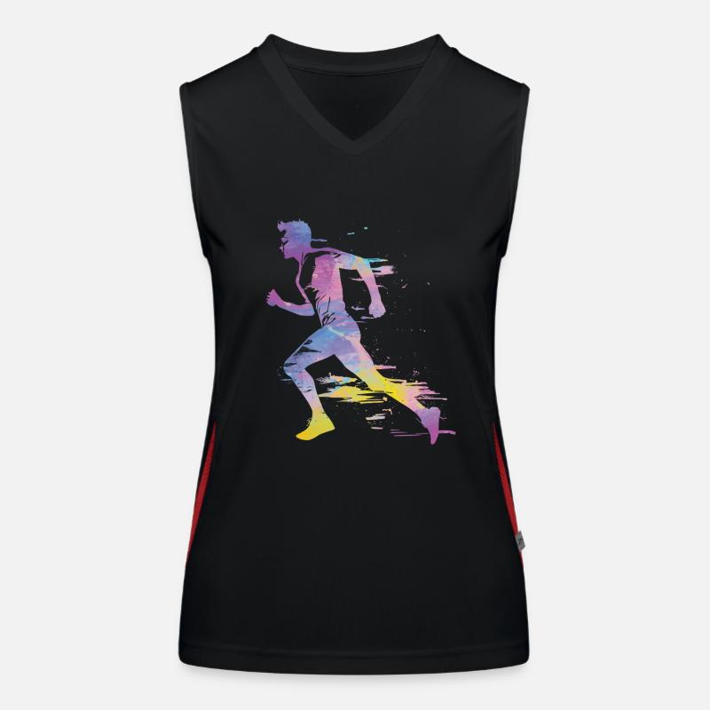 Sprinter Colorsplash Sprintender Sprint Débardeur respirant contrasté Femme
