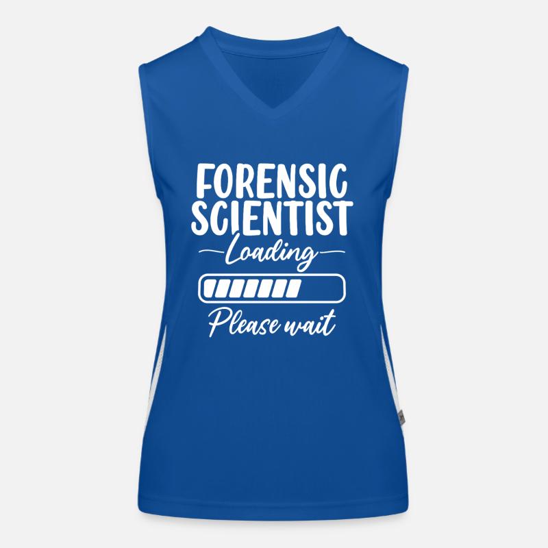 Forensic Science Loading Forensic Scientist Funktionelles Kontrast-Tank Top für Frauen
