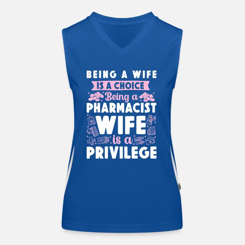 Pharmacy Tech Technician Funktionelles Kontrast-Tank Top für Frauen