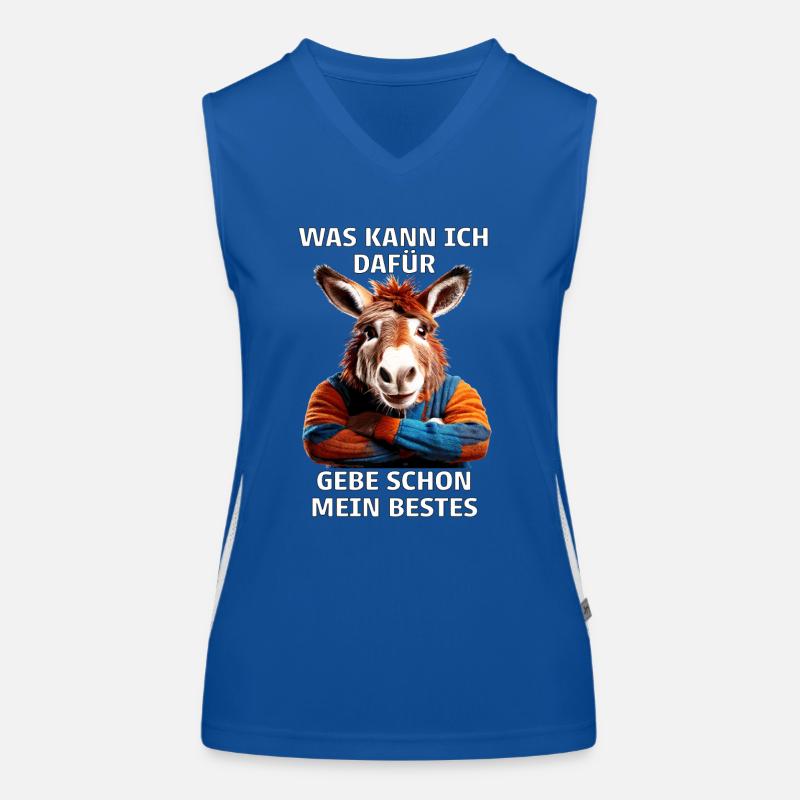 WHAT CAN I DO ABOUT IT Women's Functional Contrast Tank Top