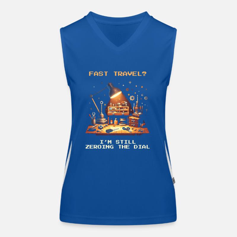 Zero Point Precision Mechanics Adjustment Workbench Women's Functional Contrast Tank Top