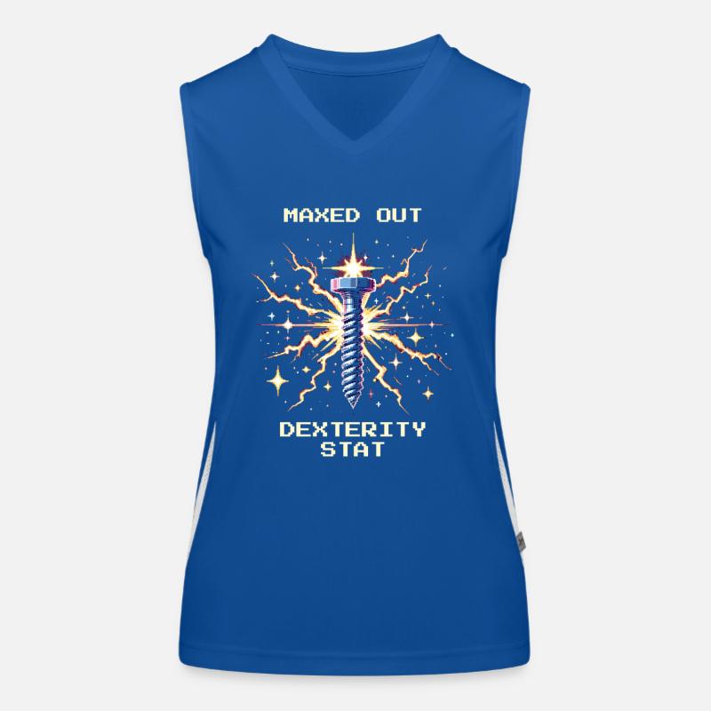 Dexterity Maxed Precision Mechanics Dexterity Women's Functional Contrast Tank Top